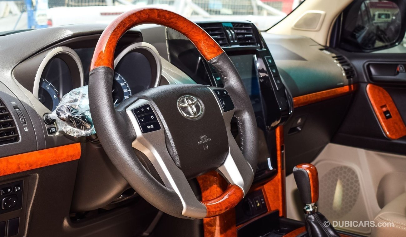 Toyota Prado Left hand drive petrol auto black with beige leather seats low kms 2020 Bodykit