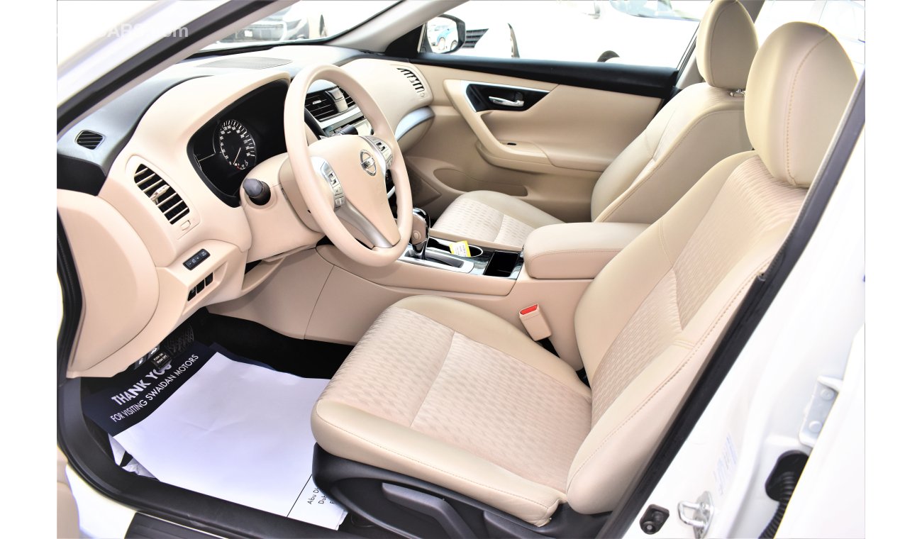 Nissan Altima 2.5L SV 2018 GCC DEALER WARRANTY