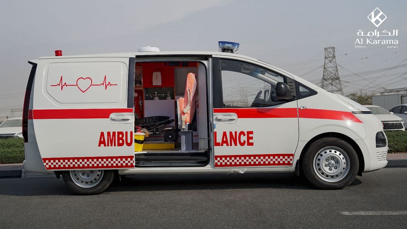 هيونداي ستاريا 3.5L Petrol V6 – Fully Equipped Patient Transport Unit