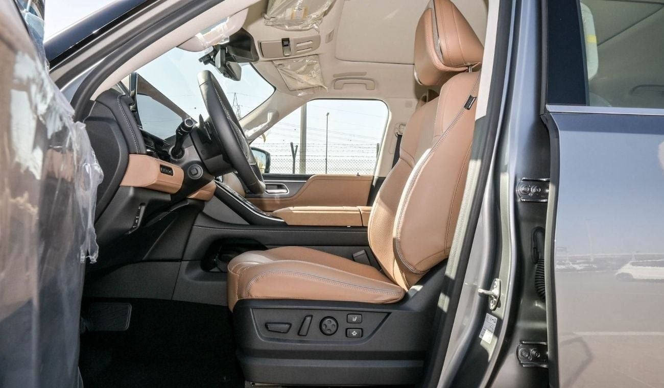 إنفينيتي QX80 Brand New Inifiniti QX80 Sensory 2025 Export 3.5TT 4WD A/T Petrol|Grey/Brown |INF-QX80-SENSORY-8S|