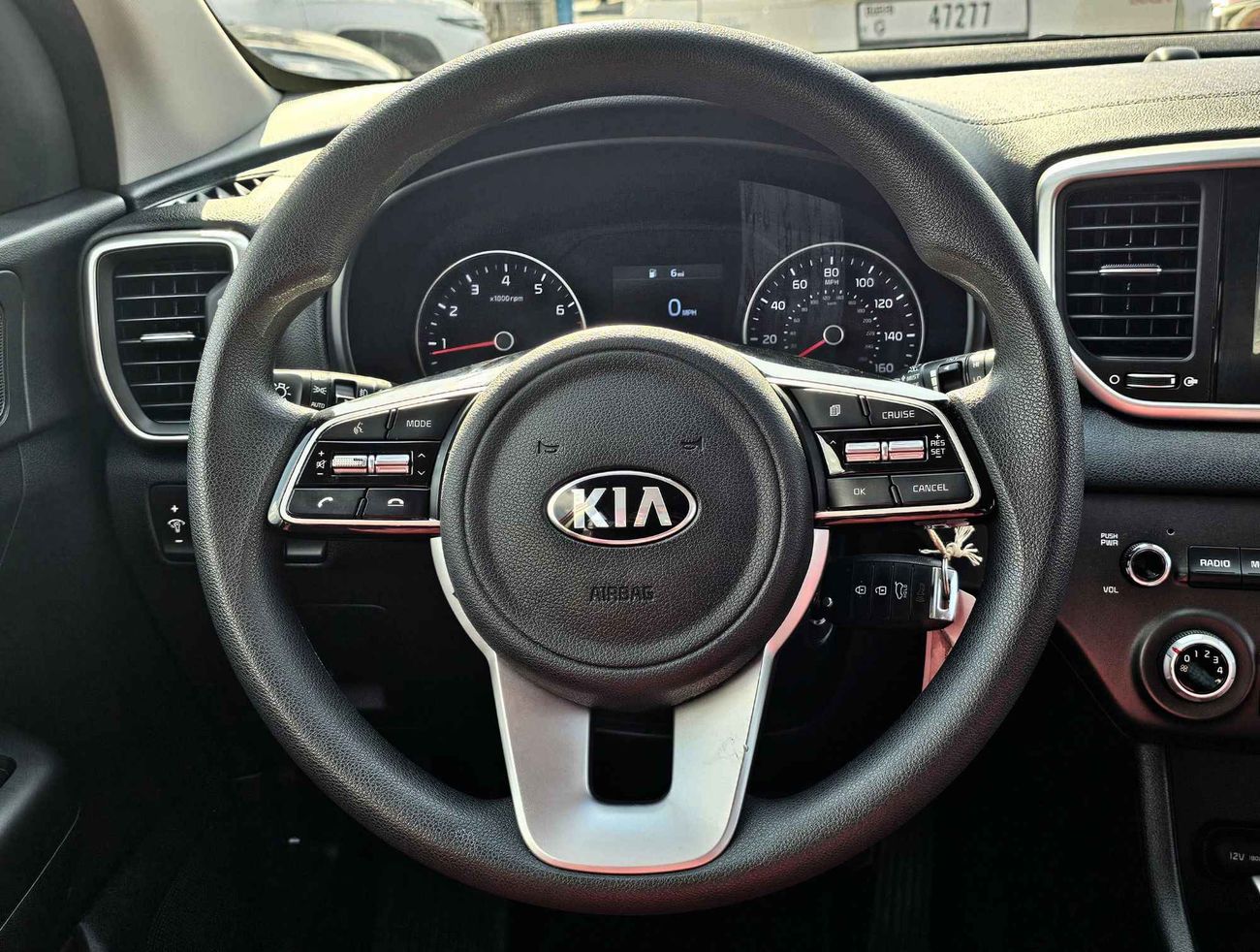 كيا سبورتيج LX // 659 AED Monthly // MID OPT // ORG AIRBAG (LOT # 37452)