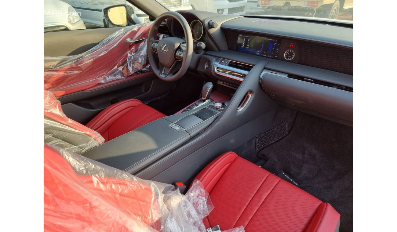 Lexus LC500 Lexus LC 500 5.0L, Convertible, RWD, Gasoline, White inside Red, Model 2021