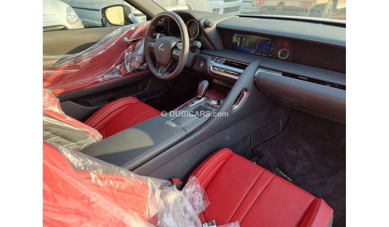 Lexus LC500 Lexus LC 500 5.0L, Convertible, RWD, Gasoline, White inside Red, Model 2021