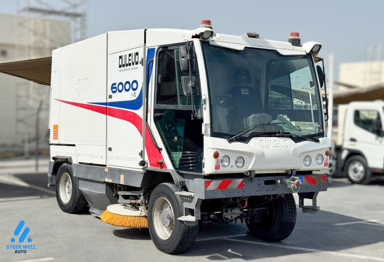 Dulevo Sweeper 600 EU4 Mechanical Sweeper – 6000L Hopper, Dual Side Brushes, Water Sprinkling System – Made in Italy