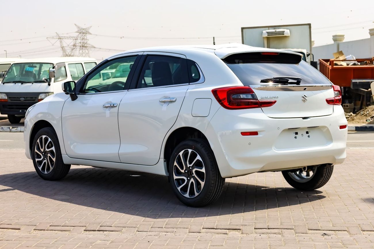 سوزوكي بالينو 2026 GLX – 1.5L Petrol | 360° View | 6 Airbags | Export Only | Best Price