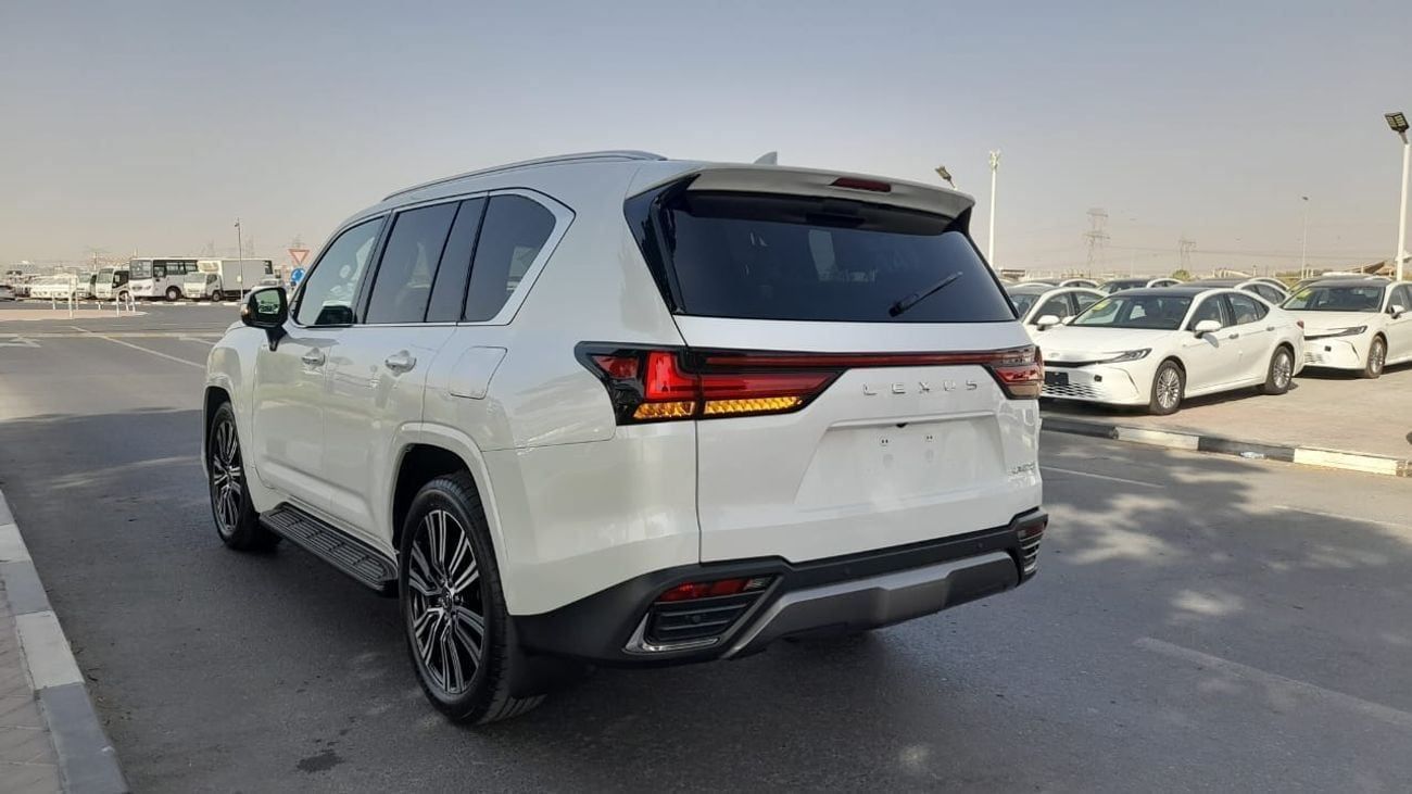 Lexus LX 600 RHD BRAND NEW 7 SEATER WHITE WITH TAN FULL OPTIONS PETROL Signature model