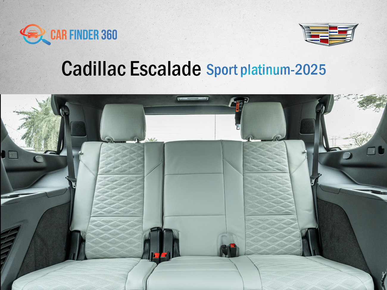 Cadillac Escalade Sport Platinum 6.2L 4WD (Export only)