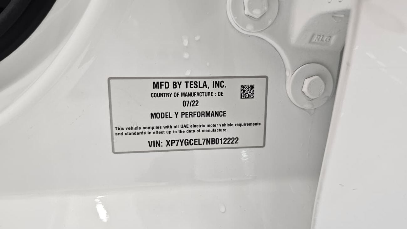 Tesla Model Y PERFORMANCE