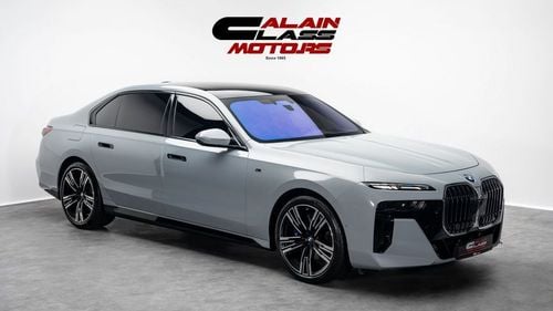 BMW 740i - 2023 - GCC - Under Warranty and Service Contract