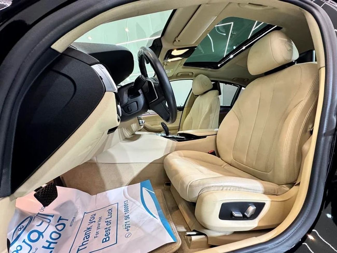 BMW 520i LUXURY ELITE BLACK 520i || TOP RANGE || GCC || SCREENS || LIKE || FREE ACCIDENTS