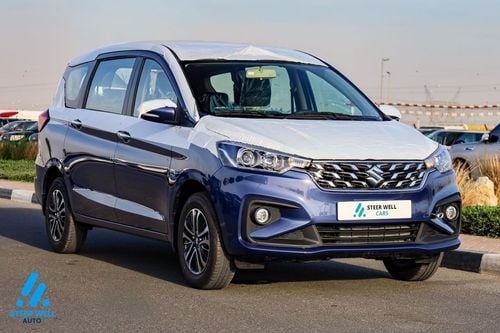 Suzuki Ertiga GLX 2026 | GCC Specs | 7-Seater Comfort | Petrol AT | 6 Airbags | Oxford Blue | Best Price