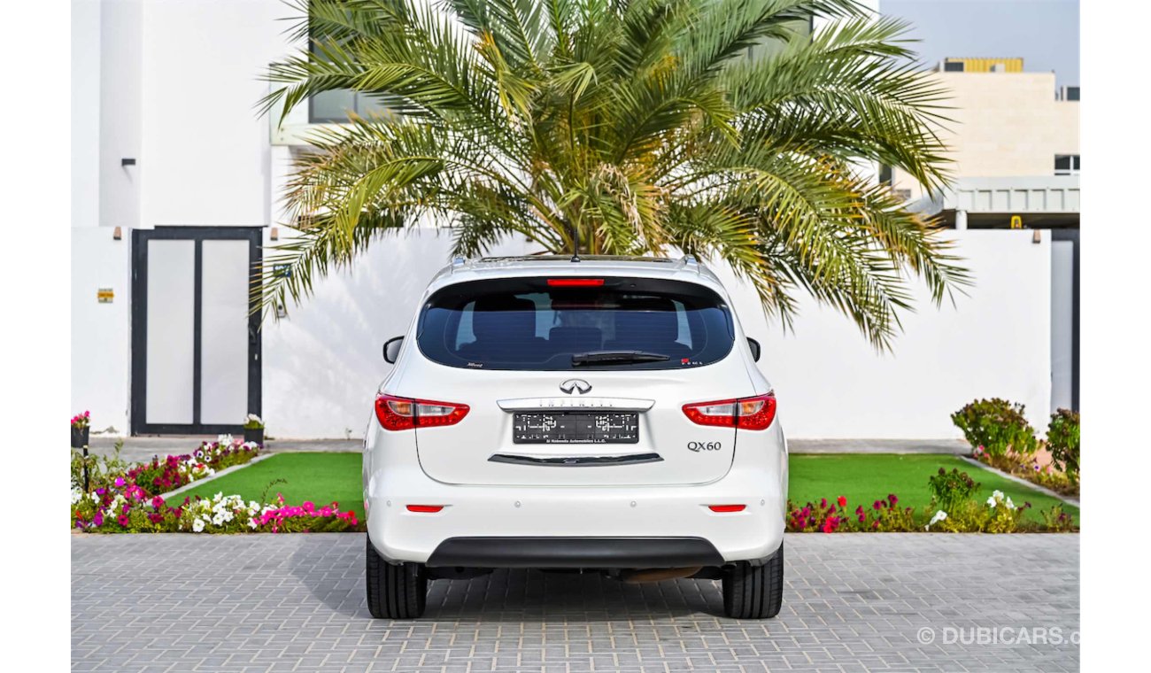 إنفينيتي QX60 | AED 1,449 Per Month | 0% DP | Fully Loaded!