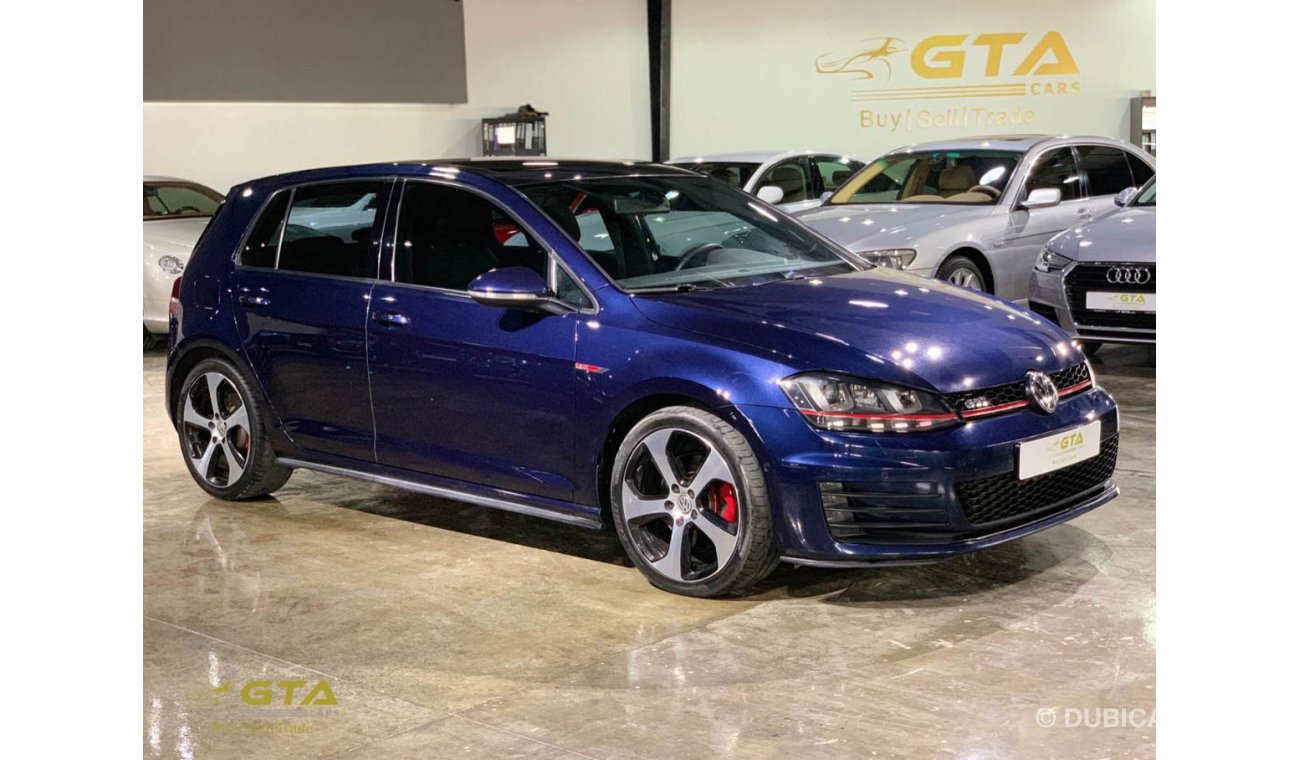 فولكس واجن جولف بلاس 2015 Volkswagen GTI, Warranty, Full VW Service History, GCC