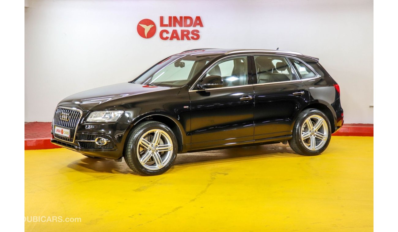 أودي Q5 Audi Q5 S-Line 3.0 2016 GCC under Agency Warranty with Zero Down-Payment.