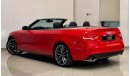 أودي A5 2016 Audi A5 50TFSI S-Line Cabriolet, Audi Warranty-Service Contract, GCC
