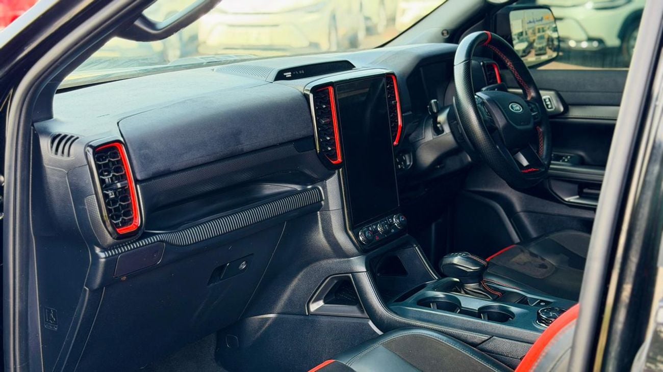 Ford Ranger Raptor 2024| 3.0L PETROL | AT | RHD | HEAVY SPORTS BAR | ROOF MOUNTED LED LIGHTS | ELECTRIC SEATS | BOOT SH