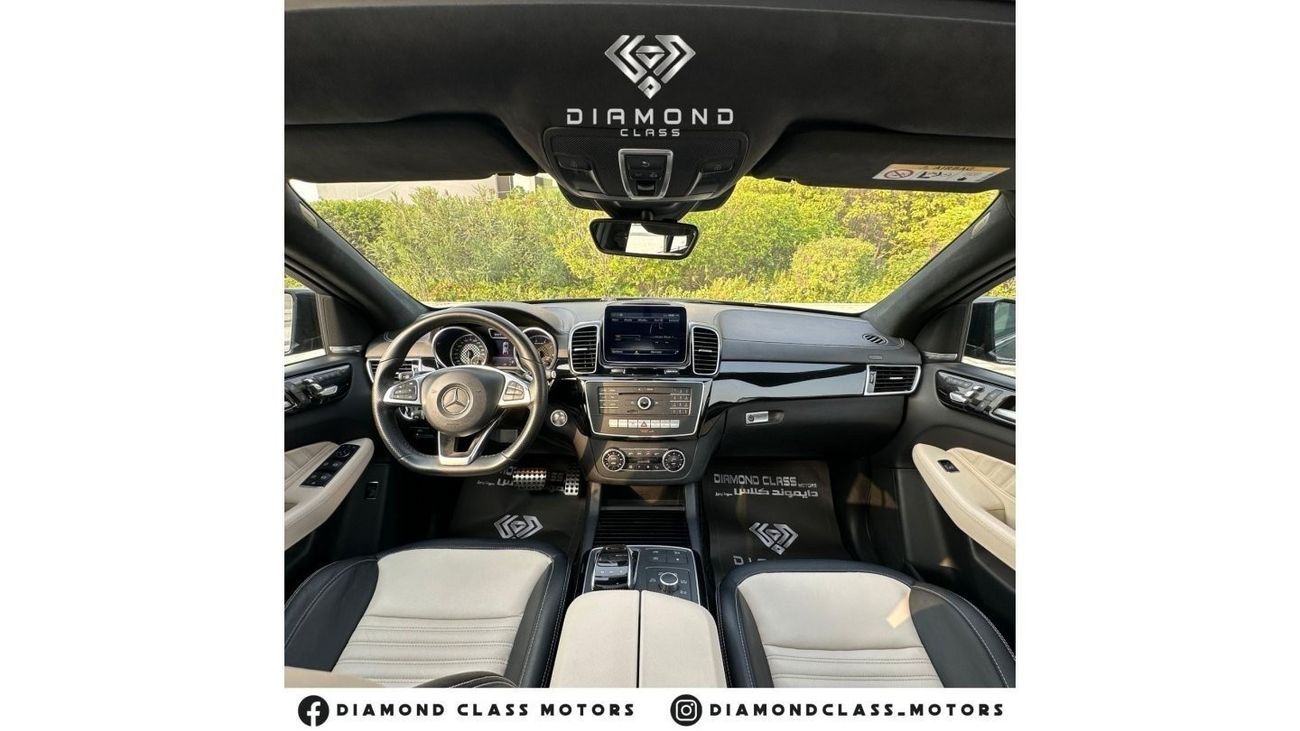 Mercedes-Benz GLE 43 AMG Coupe Mercedes GLE 43 AMG   Black Edition  V6-Biturbo Panoramic  Full Option  GCC 2018 Under Warrant