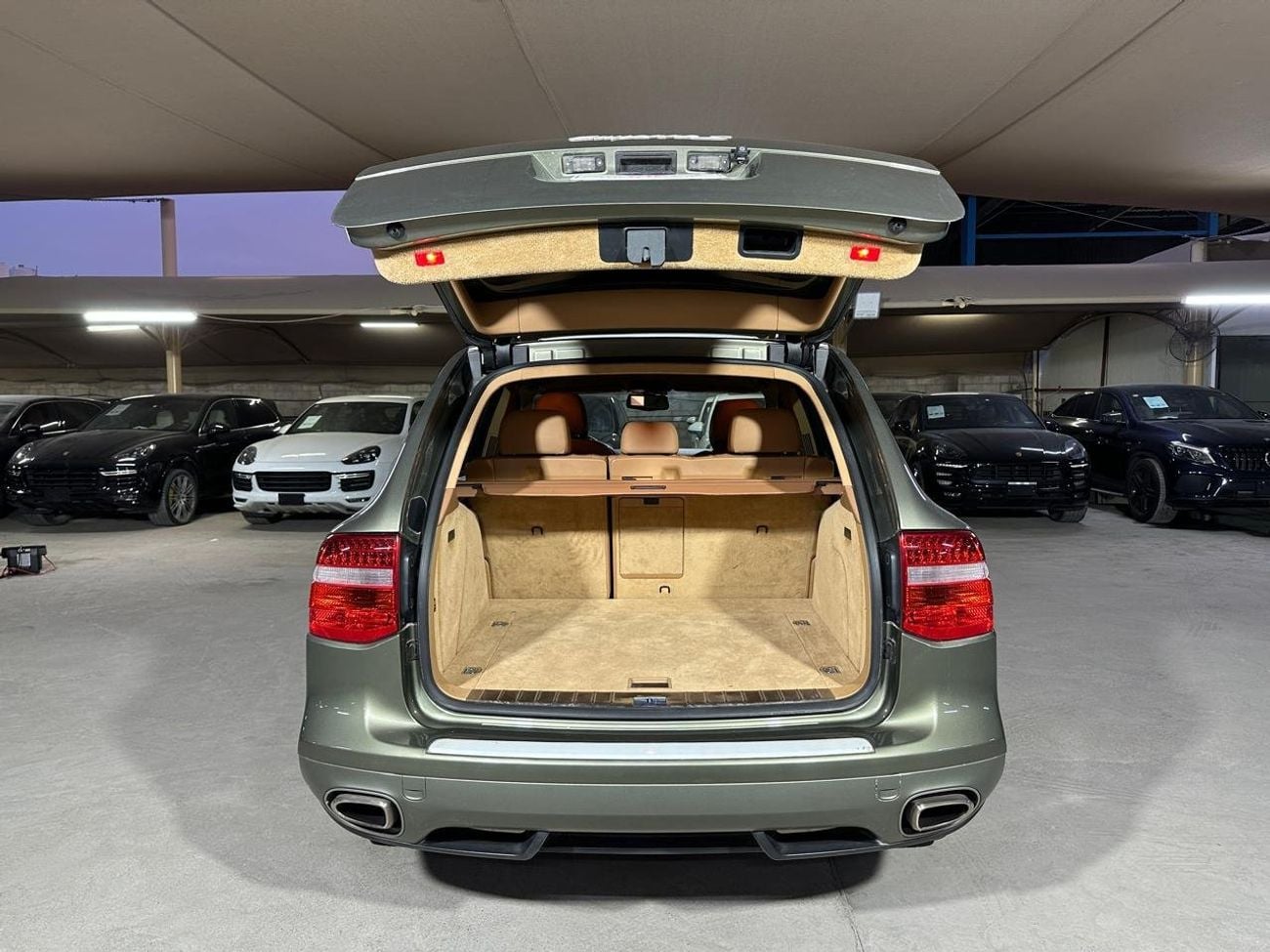 Porsche Cayenne PORSCHE CAYENNE S 2008 4.8L | RARE OLIVE GREEN EXTERIOR | PANORAMIC ROOF | BEIGE INTERIOR