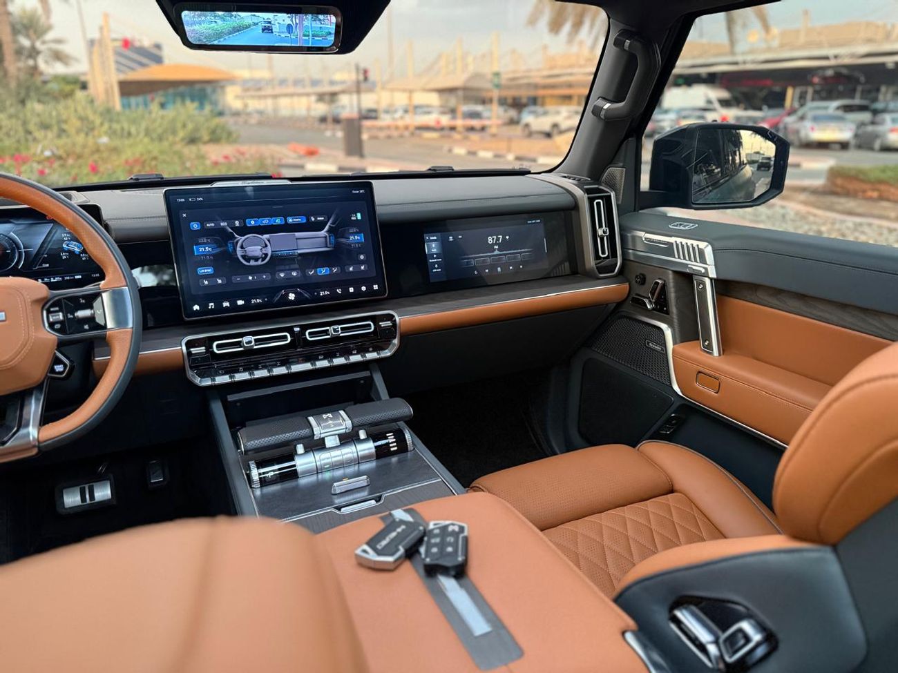 دونج فينج إم هيرو 917 DONGFENG M-HERO 01 2025 GCC 800 HP 1.5L HYBRID ( PLUG-IN ) MATT GREEN SUSPENSION LIFTER WARRANTY 5Y