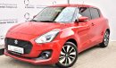 Suzuki Swift 1.2L GLX 2019 GCC SPECS AGENCY WARRANTY UP TO 2026 OR UNLIMITED KM