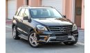 Mercedes-Benz ML 350 2013 GCC under Warranty with Zero Down-Payment.