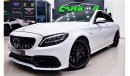 Mercedes-Benz C 63 AMG MERCEDES-BENZ C63 2020 MODEL WITH 3 YEARS WARRANTY FOR ONLY 260K AED