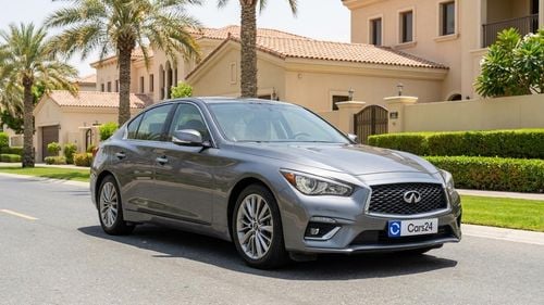 Infiniti Q50 LUXE 2024 | AED 1262/Month | 0 DP | 30 Day Return | Warranty