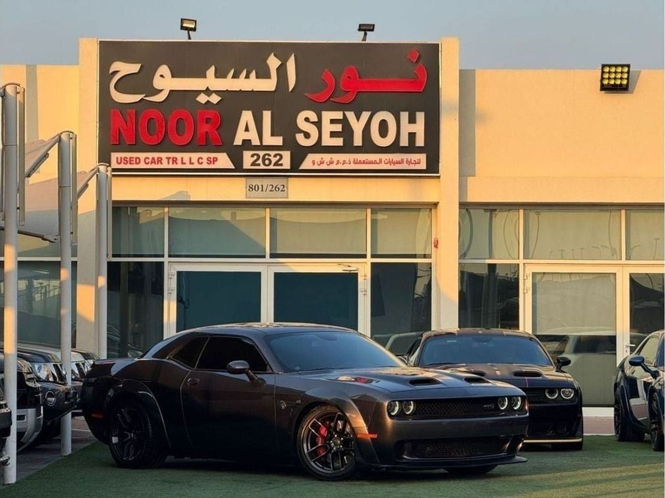 دودج تشالينجر DODGE CHALLENGER SRT HELLCAT 2019 GCC FULL SERVICE HISTORY PERFECT CONDITION