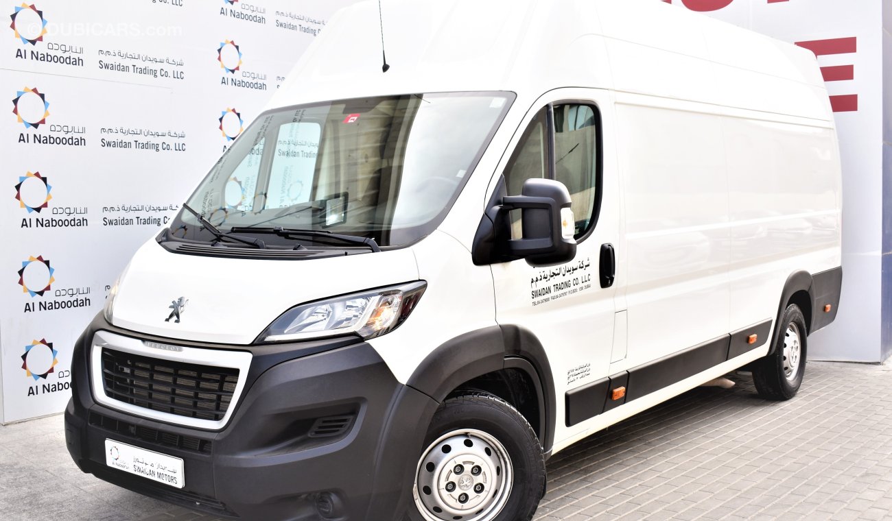 Peugeot Boxer 2.2L L4 H3 DIESEL 2019 GCC SPECS AGENCY WARRANTY UP TO 2024 OR 100,000KM