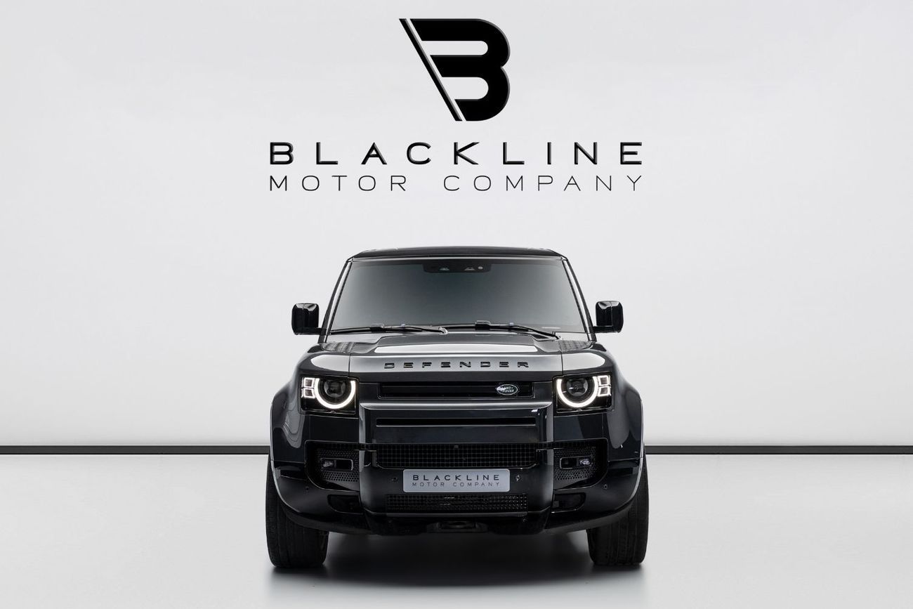 Land Rover Defender 110 X P525 5.0L BUY NOW, PAY 2027 | THE BLACKLINE STANDARD | 2025 Land Rover Defender 110 V8, 5.0 SC