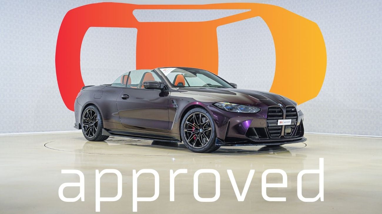 BMW M4 Competition | AED 5,865 PM | Warranty Feb-2026 | GCC