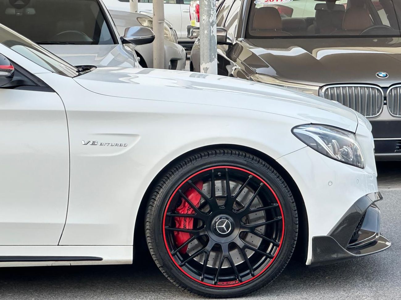 مرسيدس بنز C 63 S Mercedes C63 S AMG_2015_Gulf in excellent condition, no problems