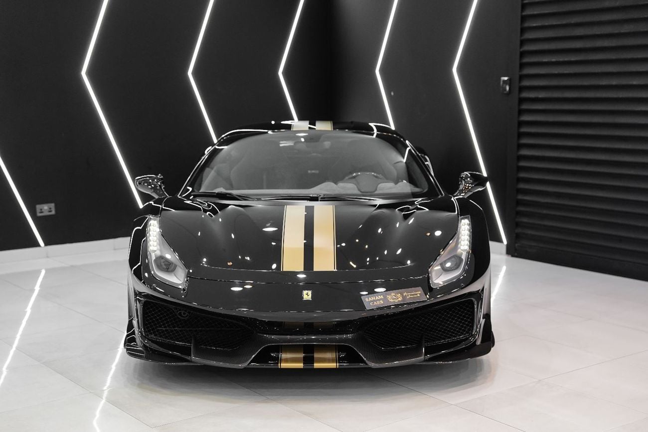 Ferrari 488 Pista Carbon Fiber Package, Novitec Exhaust System, GCC Spec!!