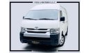 Toyota Hiace HIGH ROOF + CARGO VAN + SIDE PANEL+ USB + AUX / 2018 / UNLIMITED MILEAGE WARRANTY + SERVICE HISTORY