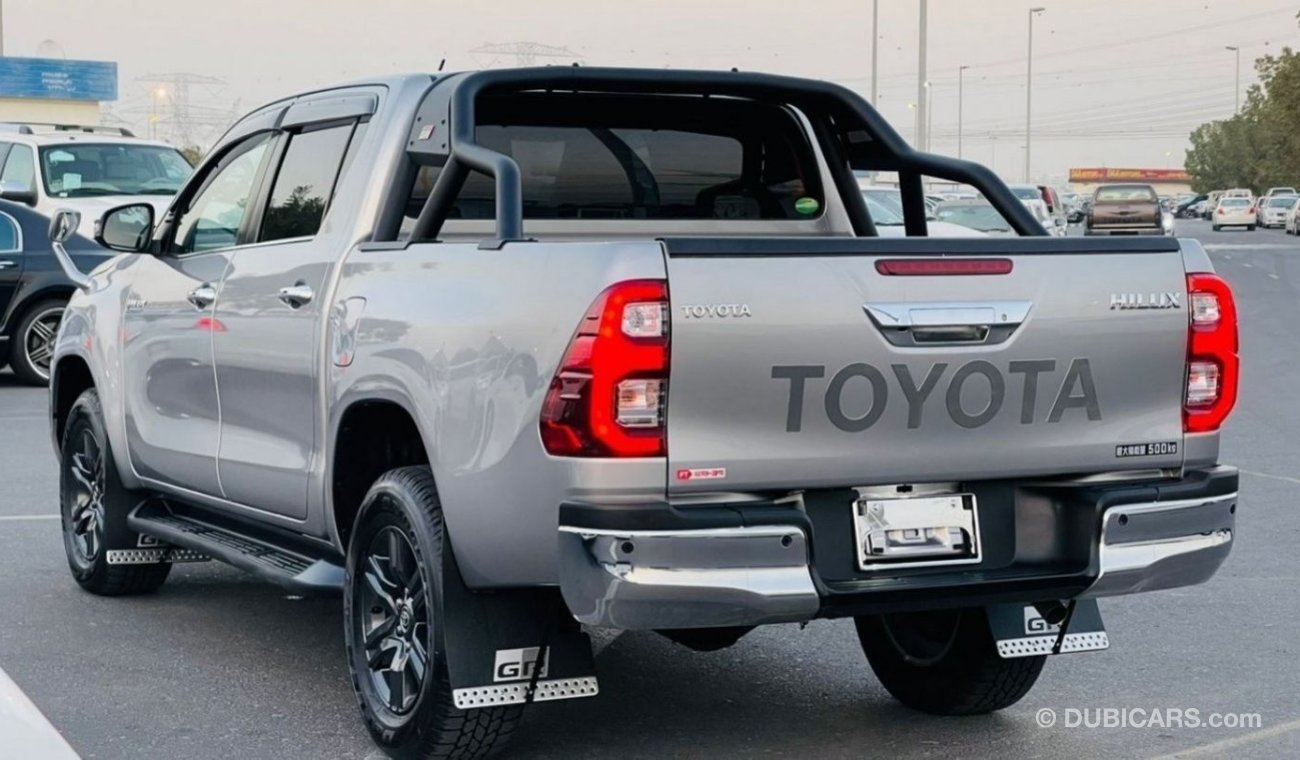 Toyota Hilux Grade: GR Silver 4CYL [Right Hand Drive] JAPAN IMPORTED |Push Start, 4x4, Front Camera, Cool Box, Ra