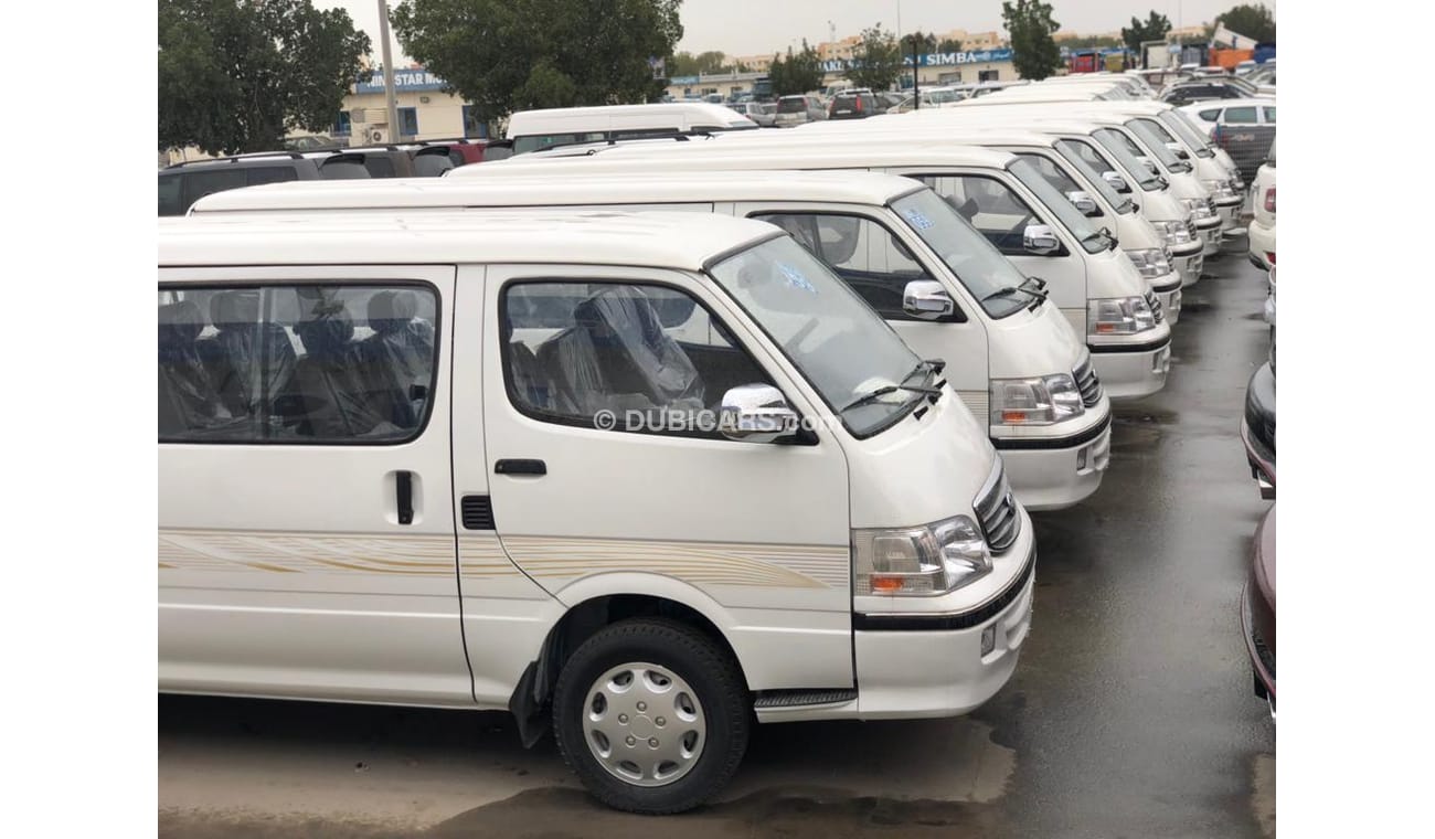 Jincheng Hiace 2.0L PETROL, 15-SEATER, MANUAL, 15'' TYRES, HUGE STOCK AVAILABLE
