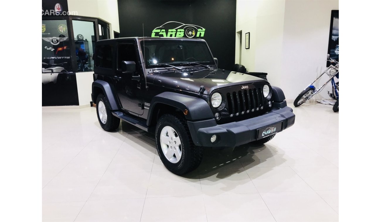 Jeep Wrangler SPORT -2017- GCC- UNDER WARRANTY - MANUAL GEAR