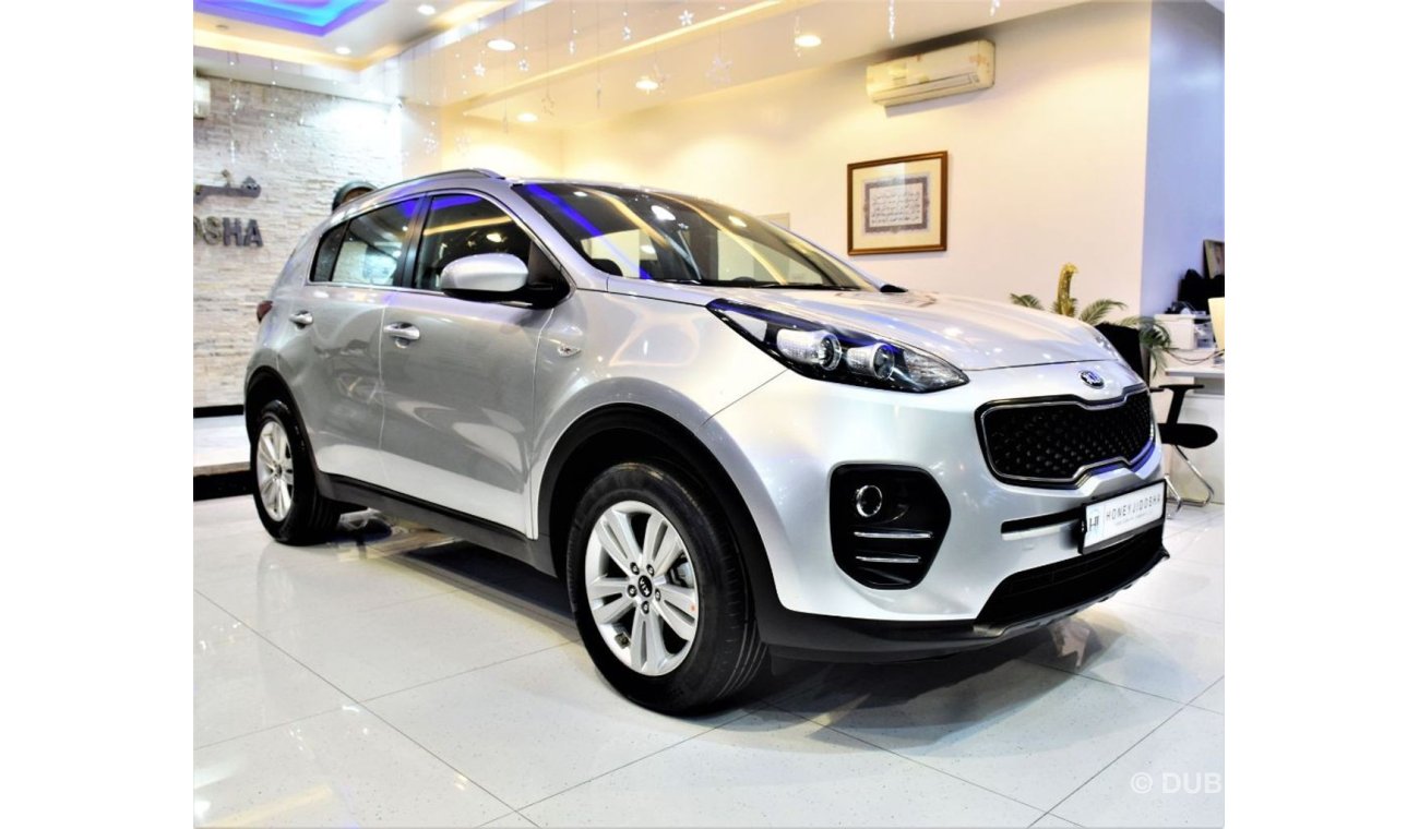 كيا سبورتيج AMAZING KIA Sportage 2017 Model!! in Silver Color! GCC Specs