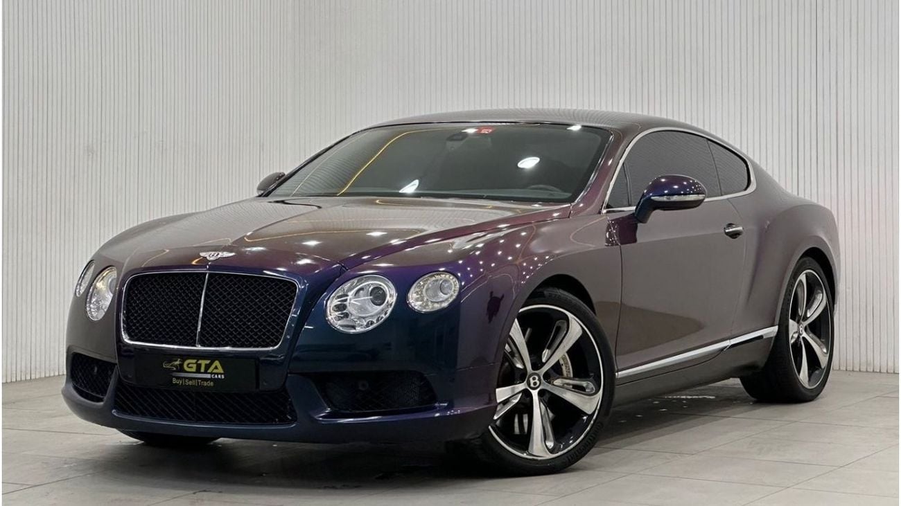Bentley Continental GT 2014 Bentley Continental GT V8, Full PPF, Low Kms, Full Options, Excellent Condition, GCC