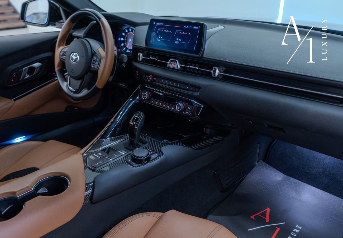 تويوتا سوبرا 2023 Toyota Supra GR, Excellent Condition, Fully Loaded, Carbon Fibre Accents, GCC Spec