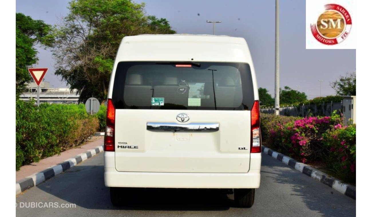 تويوتا هاياس 2020 MODEL HIGH ROOF 2.8L  DIESEL 13  SEATER BUS AUTOMATIC TRANSMISSION