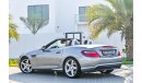 مرسيدس بنز SLK 200 1,351 P.M | 0% Downpayment | Full Option |  Low Mileage | Immaculate Condition