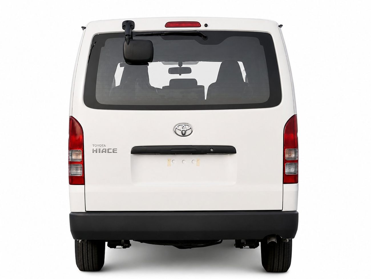 تويوتا هاياس DX ECTAI0030– 2026 Toyota Hiace Cargo Van – Low Roof – Old Shape – 2.7L Petrol Manual – White
