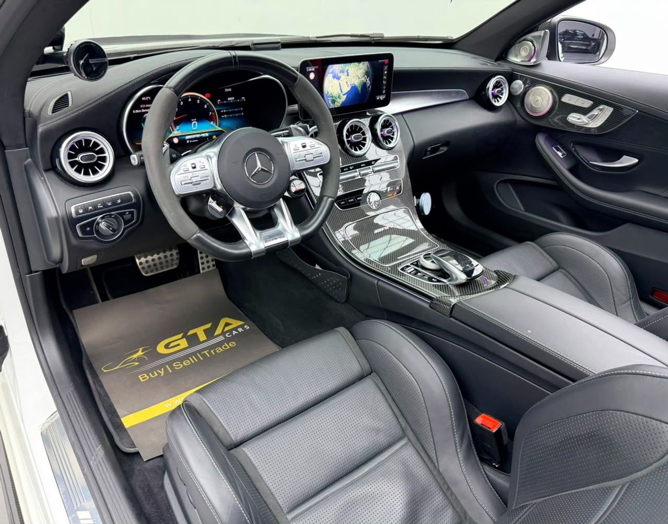 مرسيدس بنز C 63 S 2021 Mercedes Benz C63 S AMG, Warranty, Carbon Fiber Package, Very Low Km, Excellent Condition