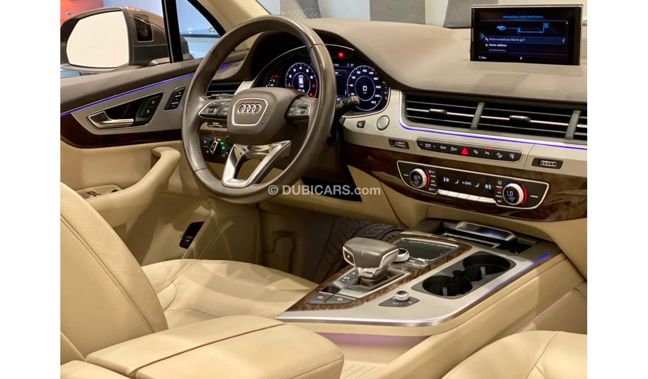 أودي Q7 2016 Audi Q7 S-line 45TFSI Quattro, Full Audi Service History, Warranty, GCC