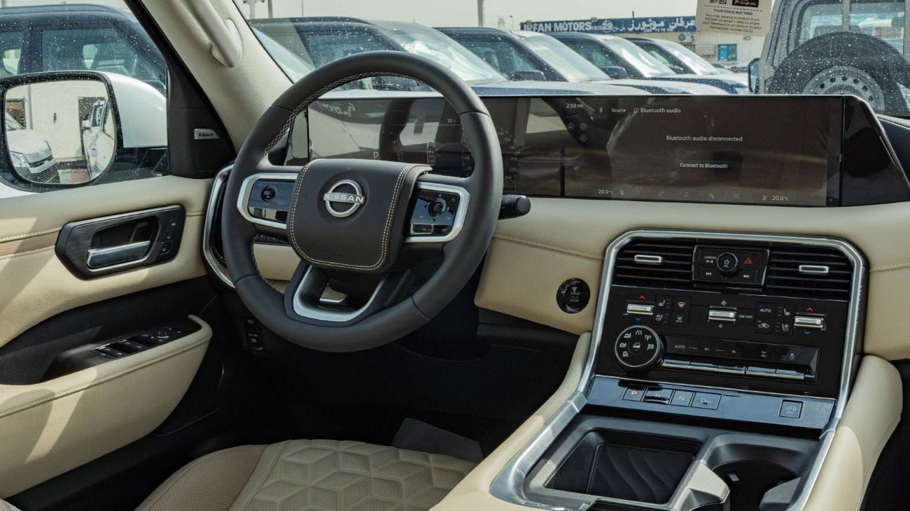 Nissan Patrol 2026 Nissan Patrol SE Platinum 3.8L AT Petrol (White-Beige)