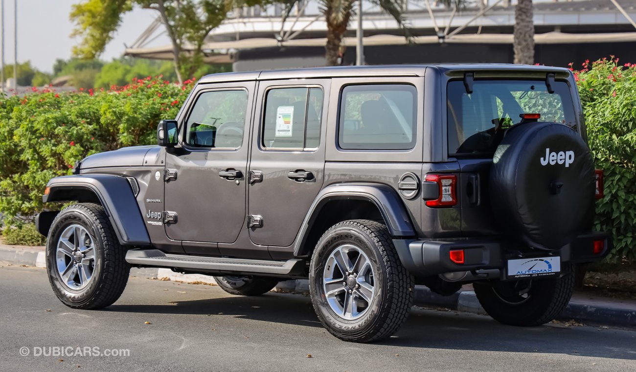 Jeep Wrangler Unlimited Sahara V6 , GCC , 2021 , 0Km , W/3 Yrs or 60K Km WNTY @Official Dealer