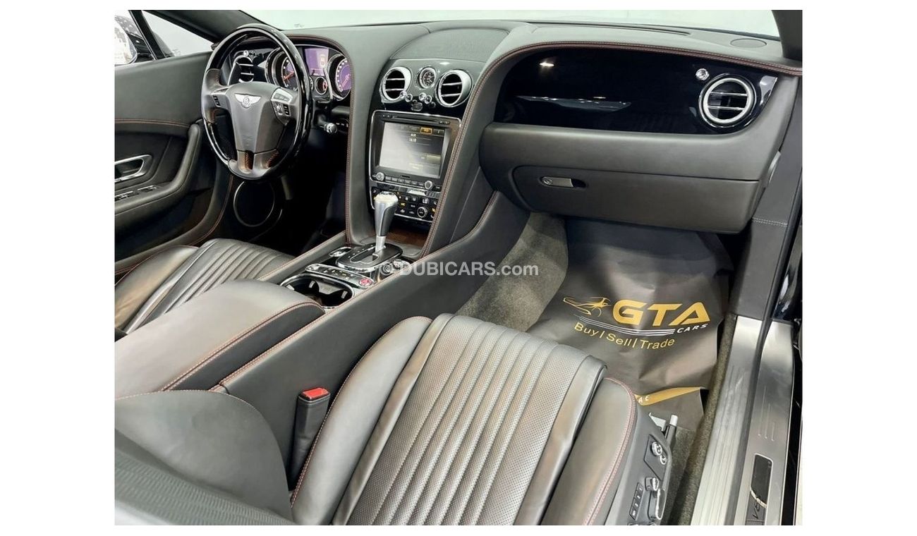 Bentley Continental GT 2016 Bentley Continental GT V8S, Full Service History, Warranty, Low Mileage, GCC