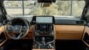لكزس LX 700h 2026 Lexus LX700h Signature 3.5L AT Hybrid With Auto Parking (White-Tan)