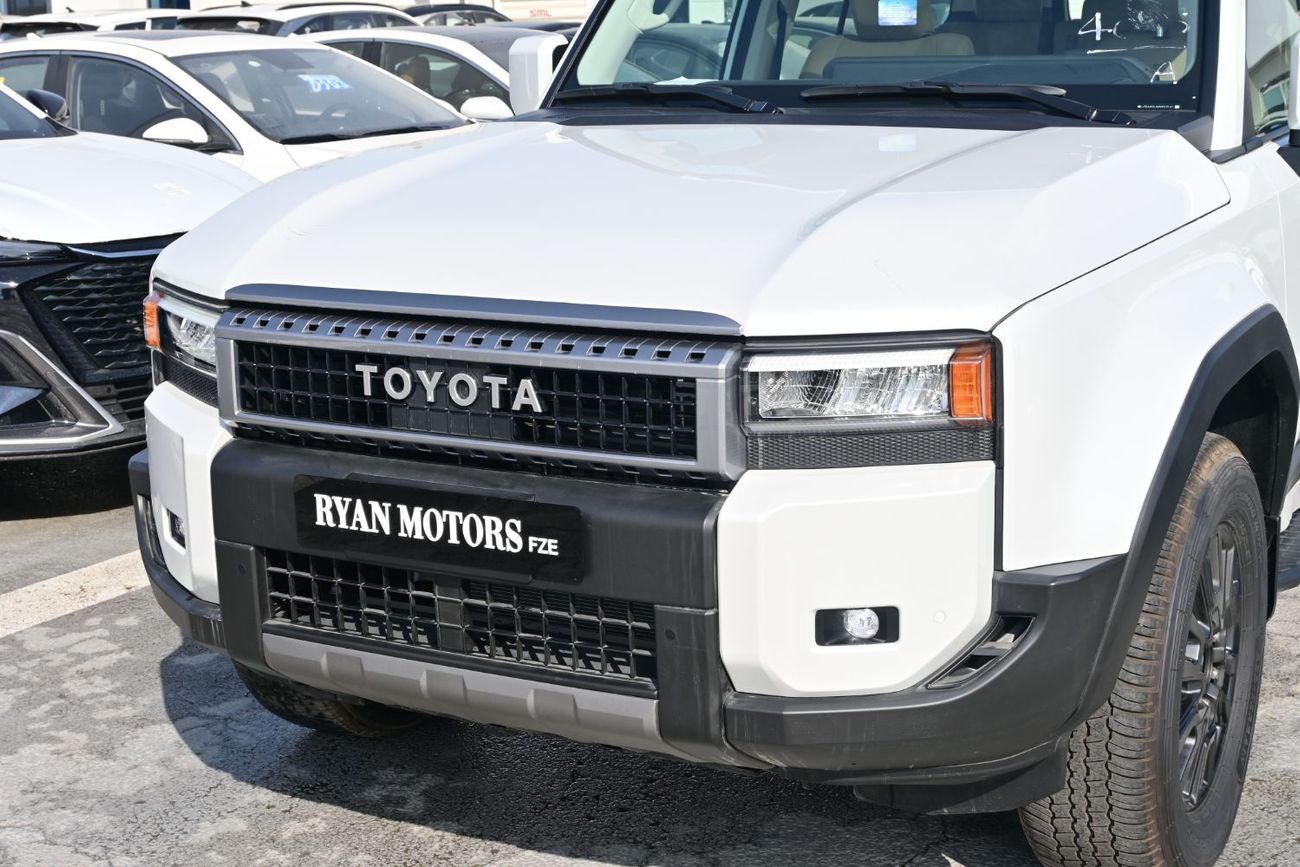 تويوتا برادو Toyota Land Cruiser Prado 2.4L Turbo, 4WD, Color White Model 2025